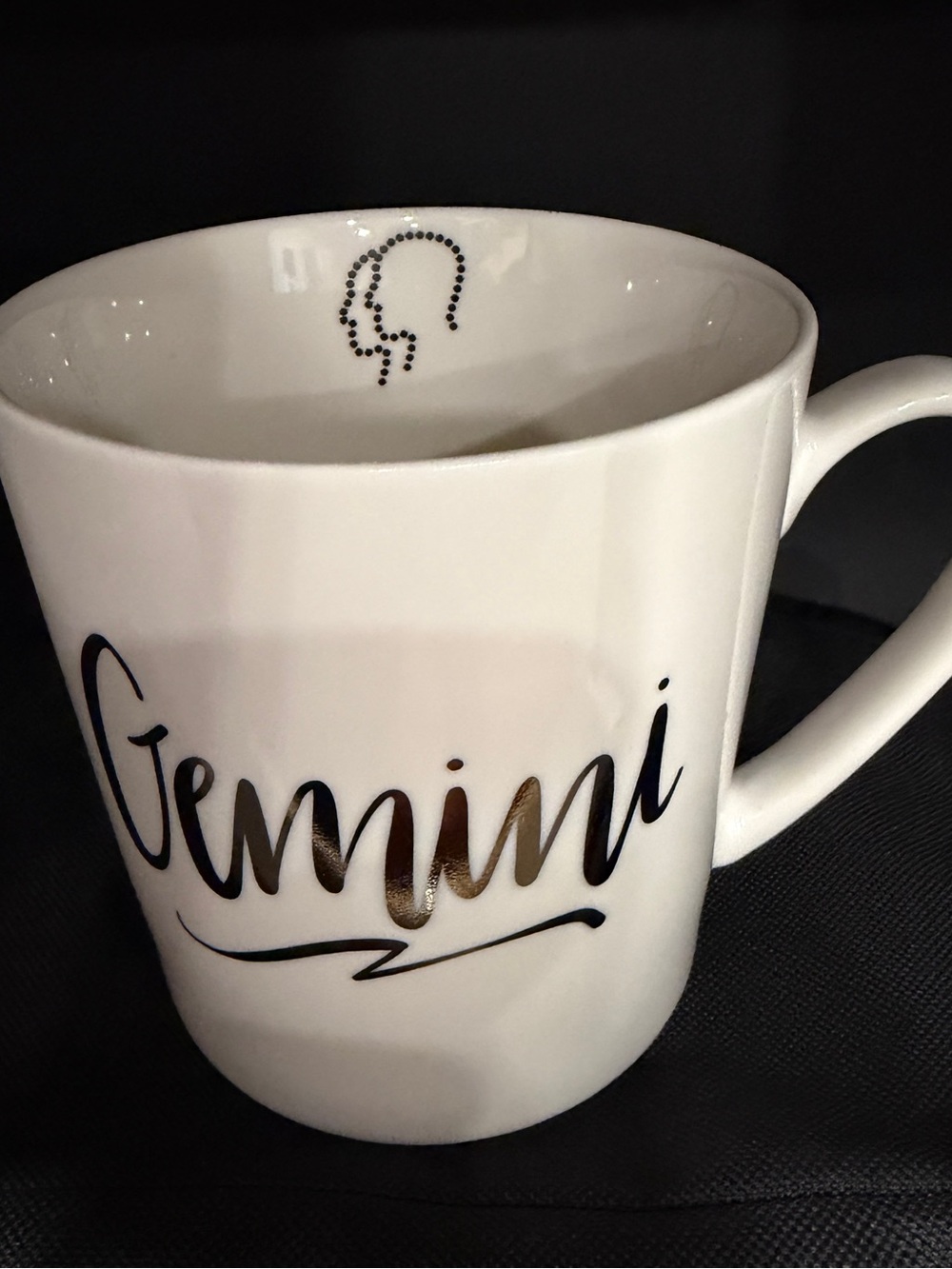 Gemini Zodiac Coffee Mug 18oz White Ceramic Constellation Cup PMI